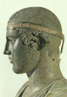 Musée De DELPHES + L'AURIGE (475 Av J.-C.) - TETE De La Statue De Bronze De La Grèce Antique = Ed. Hannibal - Griechenland