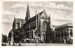 PAYS-BAS - Haarlem - Groote Kerk Met Monument L J Coster - Vue Générale - Animé - Carte Postale Ancienne - Haarlem