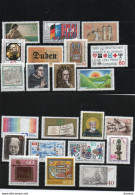 RFA 1980 23 Timbres Différents Yvert 881-887 + 892-895 + 899-903 + 909-913 NEUF** MNH Cote : 32,30 Euros - Nuovi