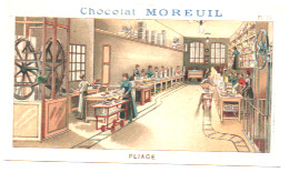 Chromo : Chocolat : Moreuil : Pliage : Atelier : PL 11 - Sonstige & Ohne Zuordnung