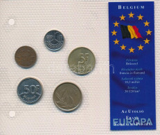 Belgium 1967-1991. 50c-50Fr (5xklf) "Európa Utolsó Pénzei" Vákuumcsomagolt Forgalmi összeállítás T:XF,VF Belgium 1967-19 - Ohne Zuordnung