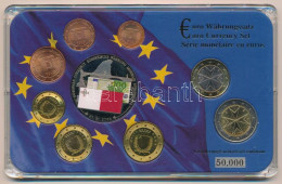 Málta 2008. 1c-2E (8xklf) Forgalmi Szett + Ezüstözött, Részben Multicolor Euro-pénzrendszer Emlékérem Műanyag Tokban T:U - Non Classés