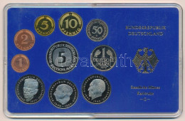 NSZK 1979G 1pf-5M (10xklf) Forgalmi Sor Műanyag Dísztokban T:PP  FRG 1979G 1 Pfennig - 5 Mark (10xdiff) Coin Set In Plas - Unclassified