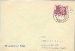 Postzegels > Europa > Duitsland > Oost-Duitsland >brief Met No  734 (18201) - Briefe U. Dokumente