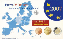 Németország 2007A 1c-2E (8xklf) + 2E "Mecklenburg-Vorpommern" Forgalmi Szett Műanyag és Papírtokban T:PP Germany 2007A 1 - Ohne Zuordnung