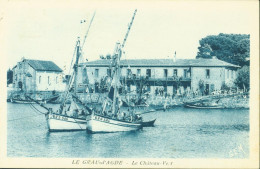 CPA CP Le Grau D'Agde Le Château Vert GEM YT Paix N°283 CAD Agde 21 5 1934 - Altri & Non Classificati