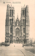 Postcard Belgium Bruxelles Sainte Gudule Church - Other & Unclassified