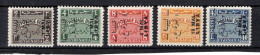 LIBYA 24.12.1951; Timbres De Post Cirenaica, Mi-N° 8 - 12; MH Des Traces De Charnières, Lot 60043 - Libyen