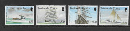 TRISTAN DA CUNHA  2000 BATEAUX  YVERT N°649/652 NEUF MNH** - Schiffe