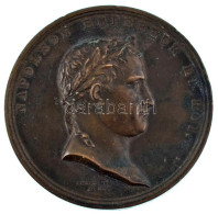 Franciaország 1809. "Napóleon / Franciaország Bankja" Bronz Emlékérem. Szign.: J.P. Droz (68mm) T:XF Ph. France 1809. "N - Zonder Classificatie