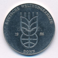 Németország / NSZK 1984. "Deutsche Welthungerhilfe - Bonn" Kétoldalas Fém Emlékérem (32mm) T:2 Karc Germany / GFR 1984.  - Non Classés