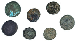 Római Birodalom 7db-os Bronz érmetétel, Közte I. Licinius, Probus, Maximinanus T:VF-VG Roman Empire 7pcs Bronze Coin Lot - Non Classés