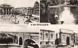 FRANCE - Montpellier - Place Des Trois Grâces Et Le Théâtre - L'Aqueduc - L'Arc De Triomphe - Jardin - Carte Postale - Montpellier