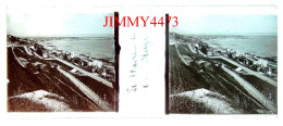 Le Havre - La Plage ( Bien Animée ) - Plaque De Verre En Stéréo - Taille 44 X 107 Mlls - Diapositiva Su Vetro