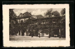 AK Weimar, Schloss Tiefurt, Mit Hofeingang  - Autres & Non Classés
