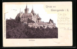 AK Wernigerode I. H., Schloss Wernigerode, Gesamtansicht  - Altri & Non Classificati