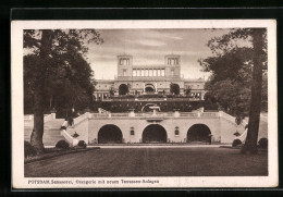 AK Potsdam, Schloss Sanssouci, Orangerie Mit Neuer Terrasse  - Autres & Non Classés