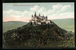 AK Burg Hohenzollern, Gesamtansicht Mit Fernblick  - Sonstige & Ohne Zuordnung