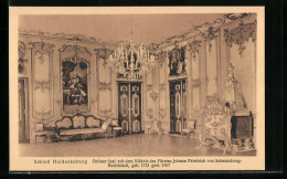 AK Rudolstadt, Schloss Heidecksburg, Grüner Saal Mit Bildnis Des Fürsten Johann Friedrich  - Rudolstadt