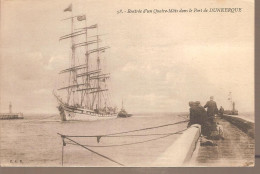 58 - Dunkerque - Entrée D'un Quatre-Mats Dans Le Port - Dunkerque