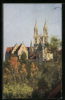 AK Meissen, Albrechtsburg Und Dom Vom Meisatal  - Andere & Zonder Classificatie