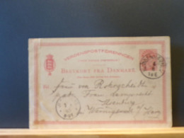 105/747  CP DANMARK 1885 - Postal Stationery