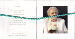 Angèle (Zel) Pollaris, Schulen 1915, Hasselt 2016. Honderdjarige. Kapster O.r. Foto - Obituary Notices