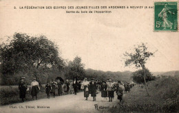 N°4033 W -cpa Neuvizy -la Fédération Des Oeuvres Des Jeunes Filles Des Ardennes -sortie- - Other & Unclassified