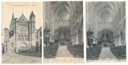 Lot De 3 Cartes De Brie Comte Robert - L'Eglise - Brie Comte Robert