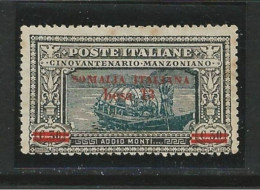 ● SOMALIA 1924 ● Manzoni ● N.  56 Nuovo * ● Singolo ● Cat. 25,00 € ● Lotto 1877 ● - Somalie