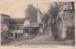 PARIS  VIEUX MONTMARTRE                  Rue Saint Vincent        Précurseur - Arrondissement: 18