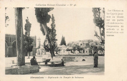 ISRAEL - Jerusalem - Esplanade Du Temple De Salomon - Animé - Carte Postale Ancienne - Israel