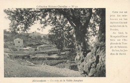 ISRAEL - Jerusalem - Vue Sur Un Coin De La Vallée Josphat - Animé - Carte Postale Ancienne - Israël