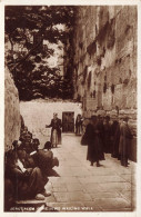 ISRAEL - Jerusalem - He Jews Wailing Wall - Animé - Carte Postale Ancienne - Israël