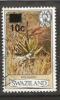 Swaziland  Timbre De 1985 Surchargé 10c  Aloe - Swaziland (1968-...)