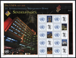 Nations Unies / United Nations Viena 2013 Yvert 812, Logo 750th Sindelfingen Anniversary - Sheetlet - MNH - Altri & Non Classificati