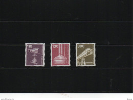 RFA 1982 Caméra, Chaudière, Monorail Yvert 966-968 NEUF** MNH Cote : 10,50 Euros - Unused Stamps