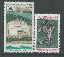 Côte D'Ivoire  N° 266 + 268   XX  Les 2 Valeurs Sans Charnière, TB - Côte D'Ivoire (1960-...)