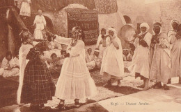 CARTE POSTALE ORIGINALE ANCIENNE  : JEUNES FEMMES DANSE ARABE  ALGERIE - Donne