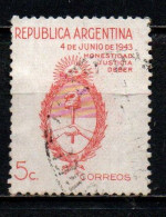 ARGENTINA - 1943 - STEMMA - USATO - Gebraucht