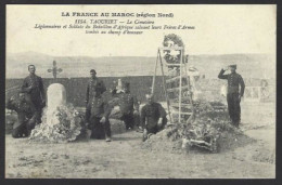 CPA Légion étrangère écrite Taourirt Maroc - Regiments