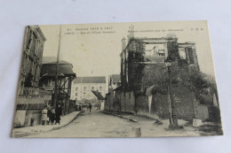 Creil Guerre 1914 A  1917 Rue De L Ecole Somasco Animée - Creil