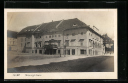 AK Graz, Schauspielhaus Mit Strassenpartie  - Altri & Non Classificati