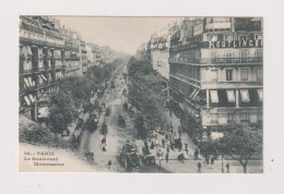 FRANCE - Paris Boulevard Montmartre Unused Vintage Postcard - Panorama's