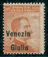 ● Italia REGNO ֍ VENEZIA GIULIA 1918 / 19 ● N. 23 Nuovo ** ● Cat. 40 € ● N. 879 ● - Venezia Giuliana