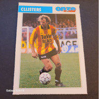 Fiche Illustrée Sport Football ** Onze Mondial   ** Belgique  **  Leo Clijsters - Sports