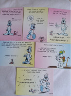 - Lot De 6 CP - GAI- LURON   - GOTLIB - Fluide Glacial - 5 - 99 Postcards