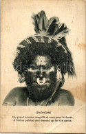 ** T3 Ononghe Folklore, A Native Painted And Dressed Up For The Dance; Papua New Guinea (EB) - Unclassified