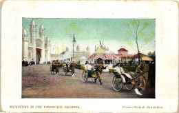 ** T2/T3 Rickshaws In The Franco-British Exhibition Grounds, Folklore - Unclassified
