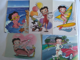 - Lot De 5 CP - BETTY BOOP - 5 - 99 Cartes